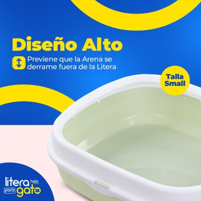 Litera con Tapa Pequeña - Lima Hola Pets Litera con Tapa Pequeña - Lima Hola Pets