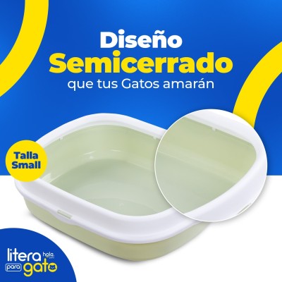 Litera con Tapa Pequeña - Lima Hola Pets Litera con Tapa Pequeña - Lima Hola Pets