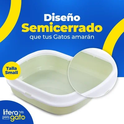 Litera con Tapa Pequeña - Lima Hola Pets Litera con Tapa Pequeña - Lima Hola Pets