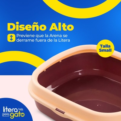 Litera con Tapa Pequeña - Vino Hola Pets Litera con Tapa Pequeña - Vino Hola Pets