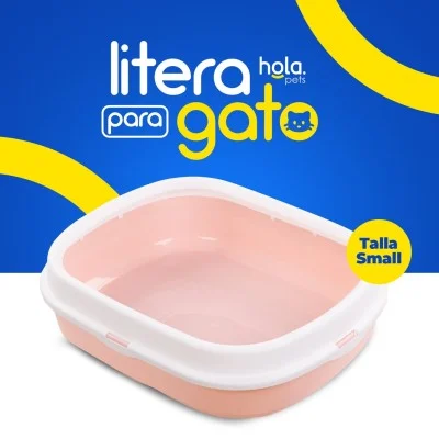 Litera con Tapa Pequeña - Rosado Hola Pets Litera con Tapa Pequeña - Rosado Hola Pets