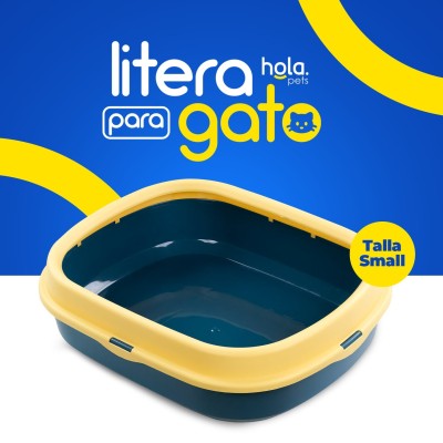 Litera con Tapa Pequeña - Azul Hola Pets Litera con Tapa Pequeña - Azul Hola Pets