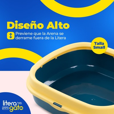 Litera con Tapa Pequeña - Azul Hola Pets Litera con Tapa Pequeña - Azul Hola Pets