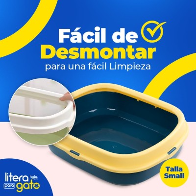 Litera con Tapa Pequeña - Azul Hola Pets Litera con Tapa Pequeña - Azul Hola Pets