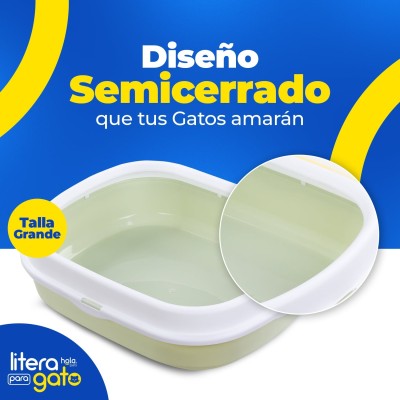 Litera con Tapa Grande - Lima Hola Pets Litera con Tapa Grande - Lima Hola Pets