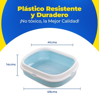 Litera con Tapa Grande - Celeste Hola Pets Litera con Tapa Grande - Celeste Hola Pets