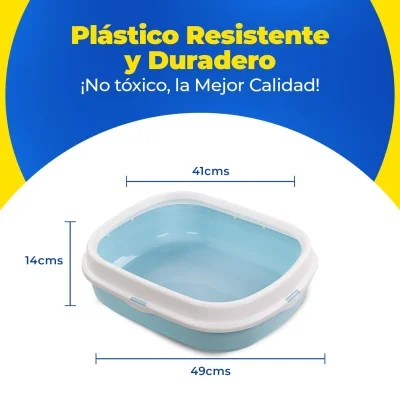 Litera con Tapa Grande - Celeste Hola Pets Litera con Tapa Grande - Celeste Hola Pets