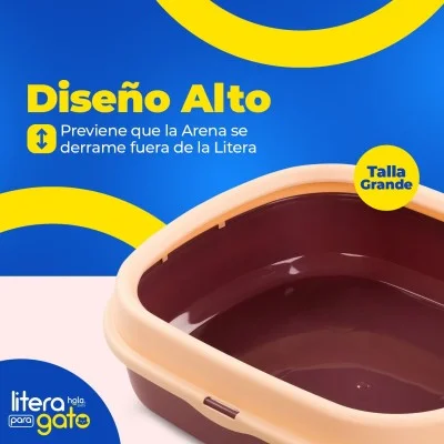 Litera con Tapa Grande - Vino Hola Pets Litera con Tapa Grande - Vino Hola Pets