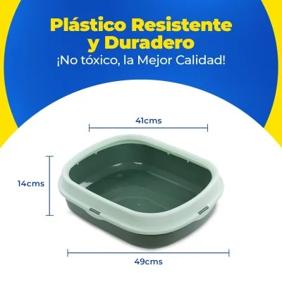 Litera con Tapa Grande - Verde Hola Pets Litera con Tapa Grande - Verde Hola Pets