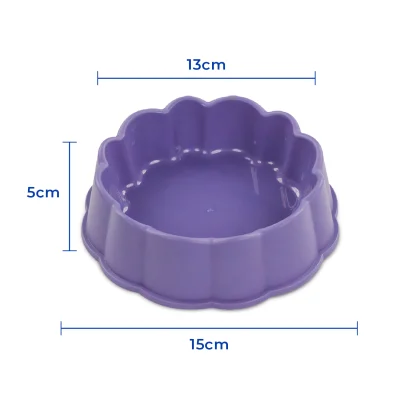 Plato Flor Pequeño - Violeta Hola Pets Plato Flor Pequeño - Violeta Hola Pets