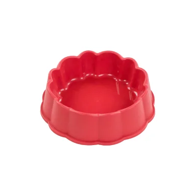 Plato Flor Pequeño - Coral Hola Pets Plato Flor Pequeño - Coral Hola Pets