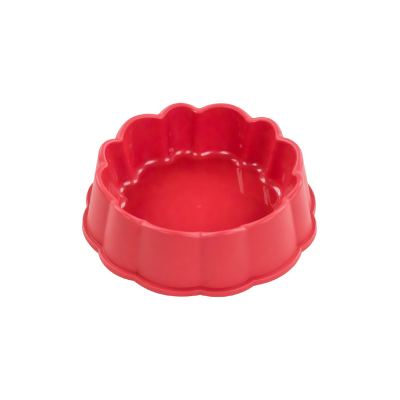 Plato Flor Mediano - Coral Hola Pets Plato Flor Mediano - Coral Hola Pets