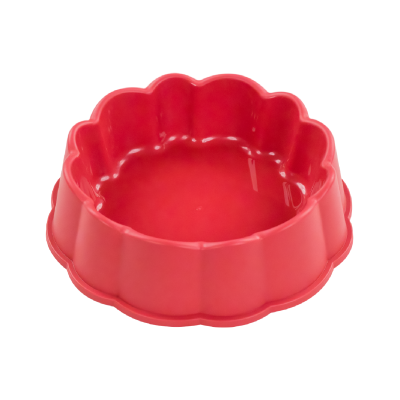 Plato Flor Grande - Coral Hola Pets Plato Flor Grande - Coral Hola Pets