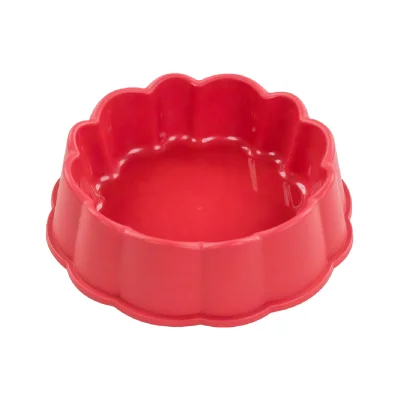 Plato Flor Grande - Coral Hola Pets Plato Flor Grande - Coral Hola Pets