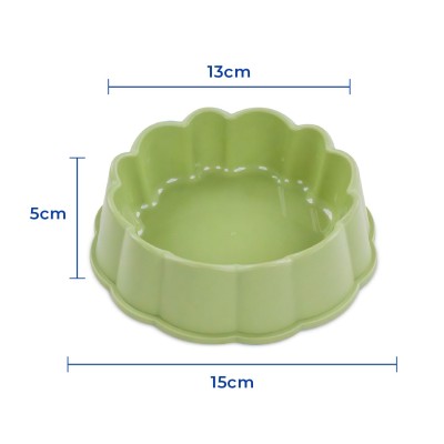 Plato Flor Pequeño - Menta Hola Pets Plato Flor Pequeño - Menta Hola Pets