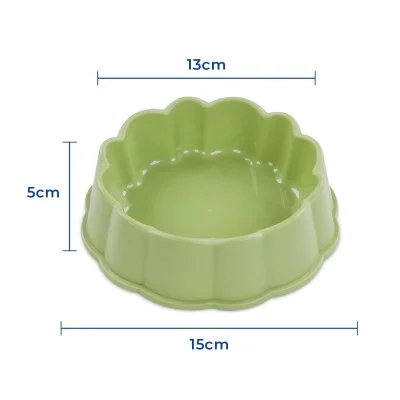 Plato Flor Pequeño - Menta Hola Pets Plato Flor Pequeño - Menta Hola Pets
