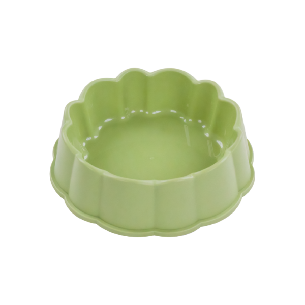 Plato Flor Mediano - Menta Hola Pets