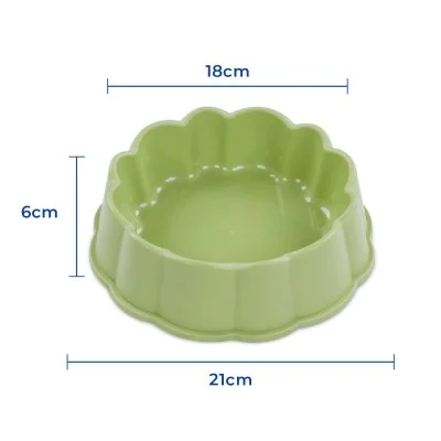 Plato Flor Grande - Menta Hola Pets Plato Flor Grande - Menta Hola Pets