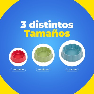 Plato Flor Pequeño - Turquesa Hola Pets Plato Flor Pequeño - Turquesa Hola Pets