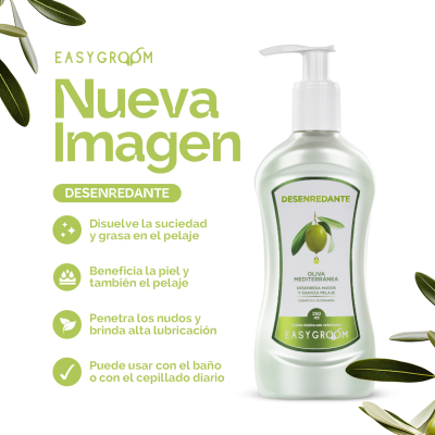 Desenredante De Pelo Oliva Mediterranea Easygroom, 250 Ml Desenredante De Pelo Oliva Mediterranea Easygroom, 250 Ml