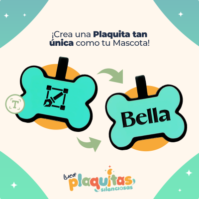 Plaquita Silenciosa - Huesito Plaquita Silenciosa - Huesito