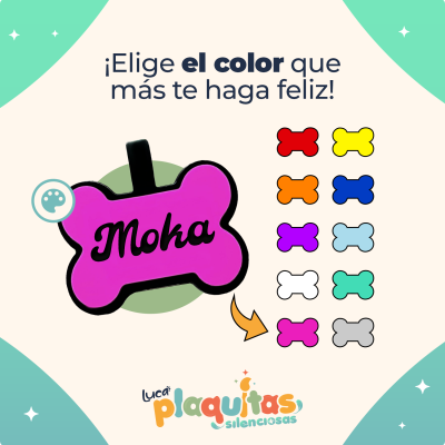 Plaquita Silenciosa - Huesito Plaquita Silenciosa - Huesito
