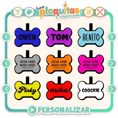 Plaquita Silenciosa - Huesito Plaquita Silenciosa - Huesito