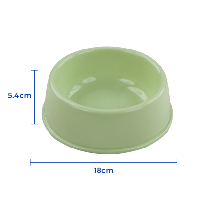 Plato Circular Clásico - Mediano Lima Hola Pets Plato Circular Clásico - Mediano Lima Hola Pets