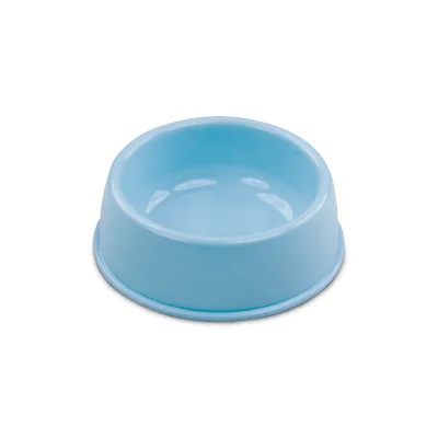 Plato Circular Clásico - Mediano Celeste Hola Pets Plato Circular Clásico - Mediano Celeste Hola Pets