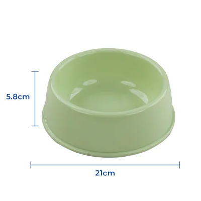 Plato Circular Clásico - Grande Lima Hola Pets Plato Circular Clásico - Grande Lima Hola Pets