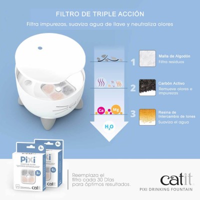 Fuente de Agua Pixi - Acero Inoxidable Cat It Fuente de Agua Pixi - Acero Inoxidable Cat It