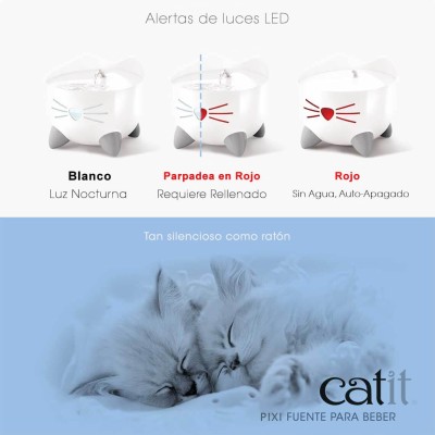 Fuente de Agua Pixi - Acero Inoxidable Cat It Fuente de Agua Pixi - Acero Inoxidable Cat It