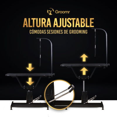 Mesa de Grooming Hidráulica - Groomr