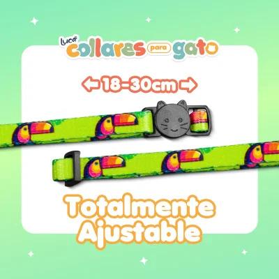 Collar para Gato - Tucán - Luca Collar para Gato - Tucán - Luca