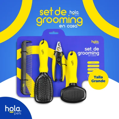 Set de Grooming en Casa - Raza Grande - Hola Pets Set de Grooming en Casa - Raza Grande - Hola Pets
