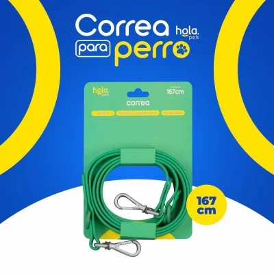 Correa Multifunción - Verde - Hola Pets Correa Multifunción - Verde - Hola Pets