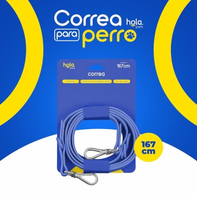 Correa Multifunción - Celeste - Hola Pets Correa Multifunción - Celeste - Hola Pets