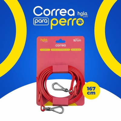 Correa Multifunción - Rojo - Hola Pets Correa Multifunción - Rojo - Hola Pets