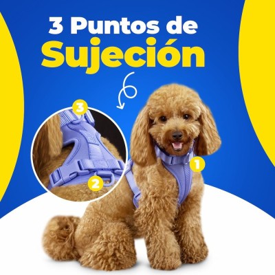 Pechera Clásica Acolchada - Gris - Hola Pets Pechera Clásica Acolchada - Gris - Hola Pets