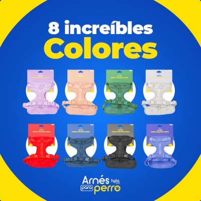 Pechera Clásica Acolchada - Gris - Hola Pets Pechera Clásica Acolchada - Gris - Hola Pets