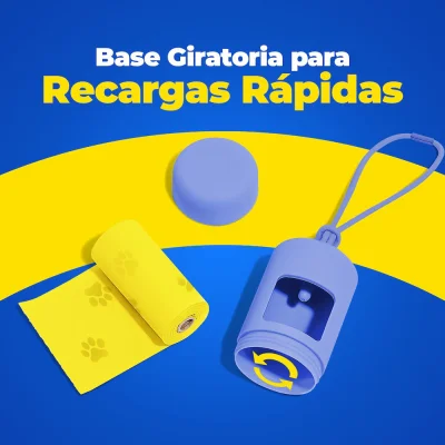 Porta Bolsas - Celeste - Hola Pets Porta Bolsas - Celeste - Hola Pets