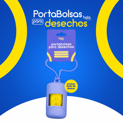 Porta Bolsas - Celeste - Hola Pets Porta Bolsas - Celeste - Hola Pets