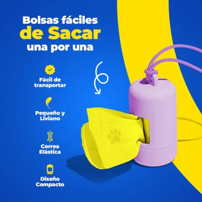 Porta Bolsas - Violeta - Hola Pets Porta Bolsas - Violeta - Hola Pets