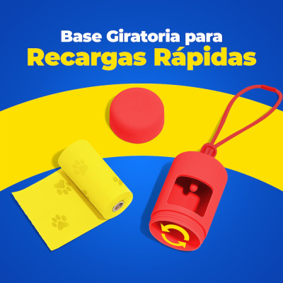 Porta Bolsas - Rojo - Hola Pets Porta Bolsas - Rojo - Hola Pets