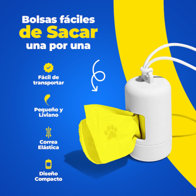 Porta Bolsas - Gris - Hola Pets Porta Bolsas - Gris - Hola Pets