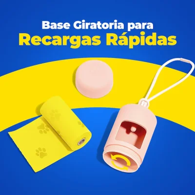 Porta Bolsas - Rosado - Hola Pets Porta Bolsas - Rosado - Hola Pets