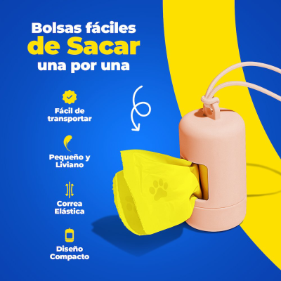 Porta Bolsas - Rosado - Hola Pets Porta Bolsas - Rosado - Hola Pets