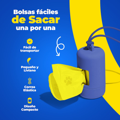 Porta Bolsas - Azul - Hola Pets Porta Bolsas - Azul - Hola Pets