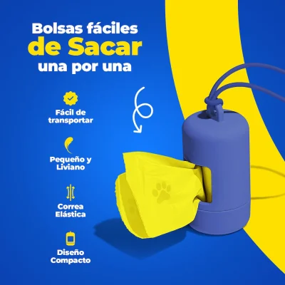 Porta Bolsas - Azul - Hola Pets Porta Bolsas - Azul - Hola Pets