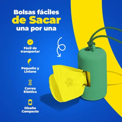 Porta Bolsas - Verde - Hola Pets Porta Bolsas - Verde - Hola Pets